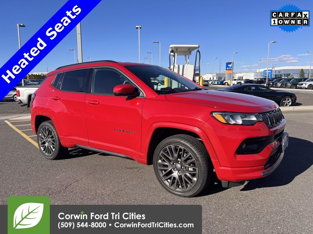 used 2022 Jeep Compass car, priced at $22,500