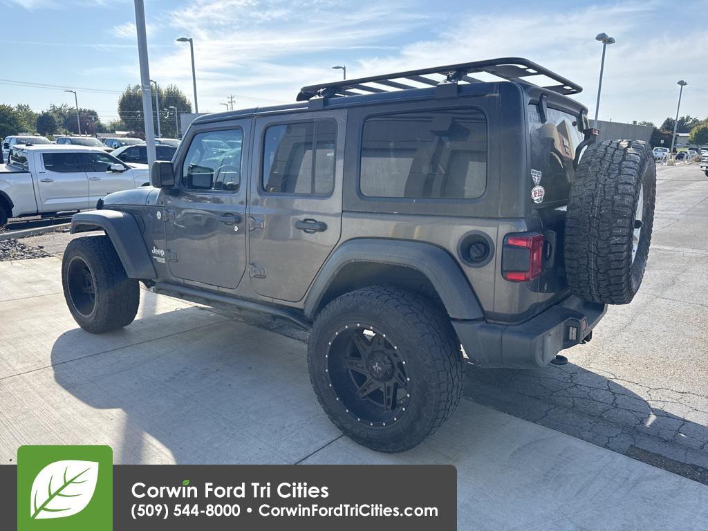 used 2018 Jeep Wrangler Unlimited car, priced at $21,896
