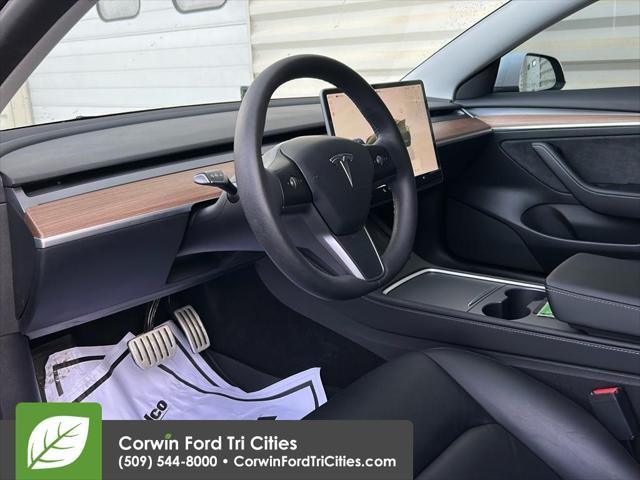 used 2023 Tesla Model 3 car, priced at $30,460