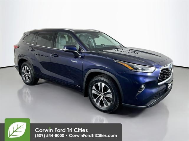 used 2021 Toyota Highlander Hybrid car, priced at $31,333