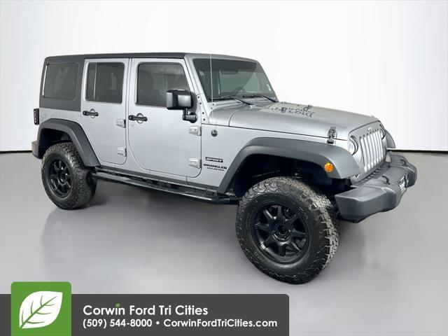 used 2015 Jeep Wrangler Unlimited car, priced at $17,458