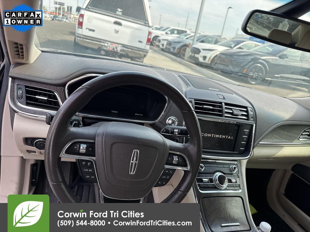 used 2017 Lincoln Continental car, priced at $15,999