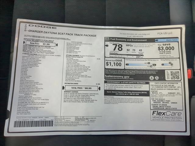 new 2026 Dodge Charger car, priced at $66,327