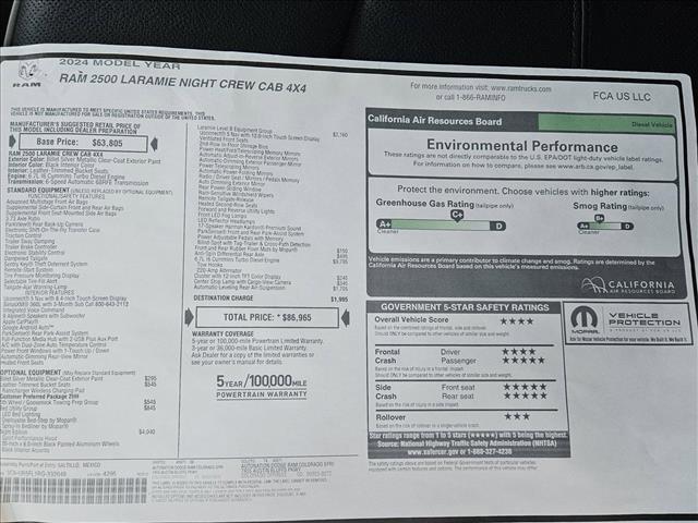 new 2024 Ram 2500 car, priced at $90,084