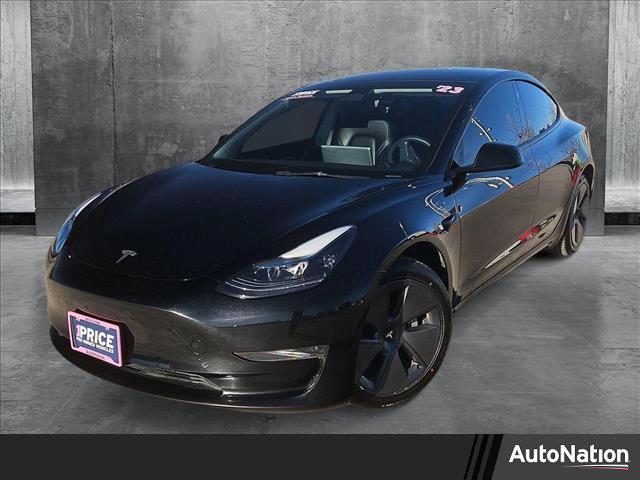 used 2023 Tesla Model 3 car, priced at $19,998