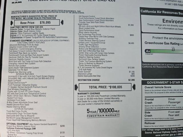 new 2025 Ram 2500 car, priced at $88,834