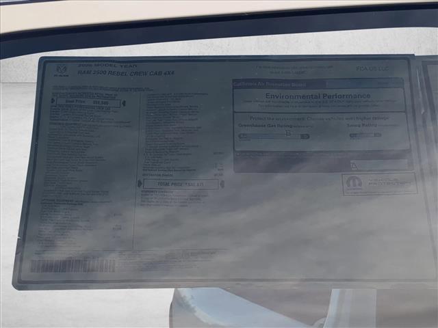 new 2026 Ram 2500 car, priced at $87,376