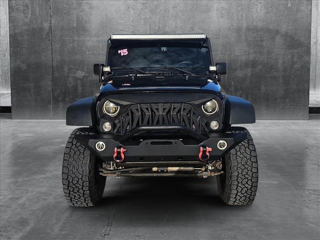 used 2015 Jeep Wrangler Unlimited car, priced at $18,569