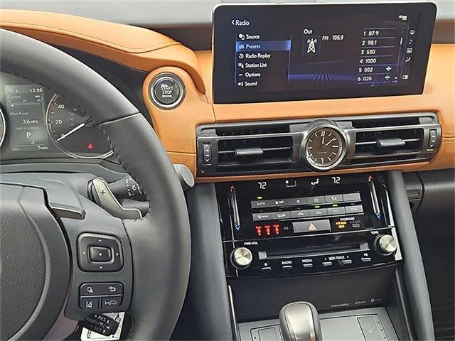 new 2025 Lexus IS 350 car, priced at $47,501