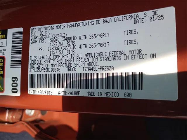 used 2025 Toyota Tacoma car, priced at $45,291