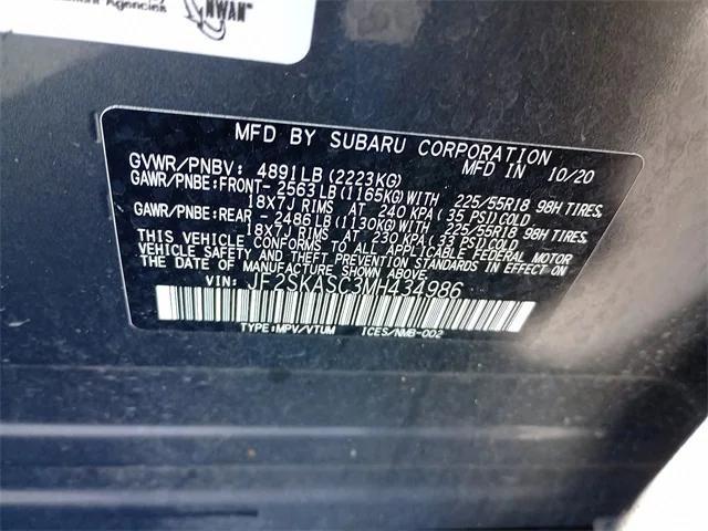 used 2021 Subaru Forester car, priced at $22,791