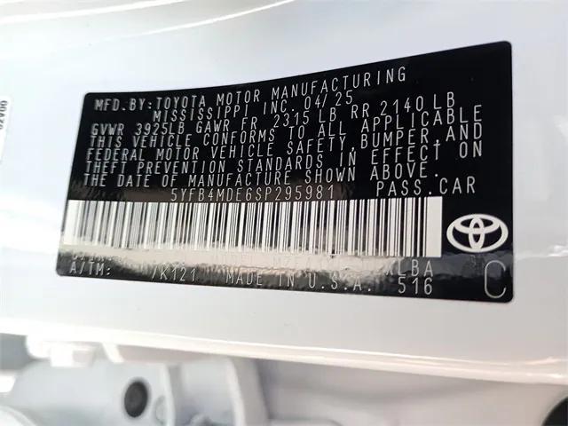 used 2025 Toyota Corolla car, priced at $22,824