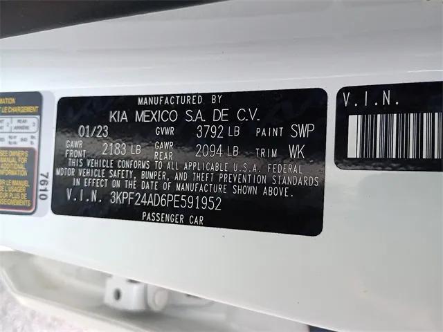 used 2023 Kia Forte car, priced at $16,439