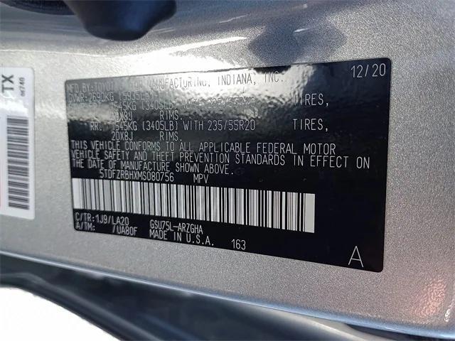 used 2021 Toyota Highlander car, priced at $32,985