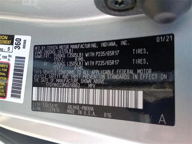 used 2021 Toyota Sienna car, priced at $30,991
