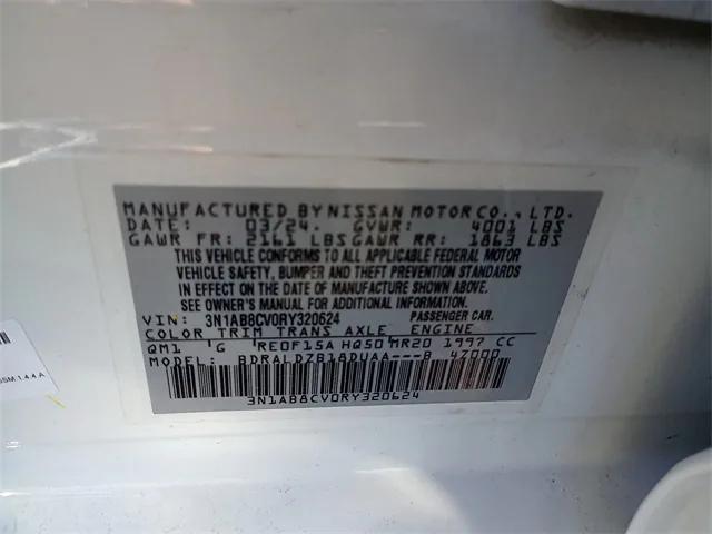 used 2024 Nissan Sentra car, priced at $19,293