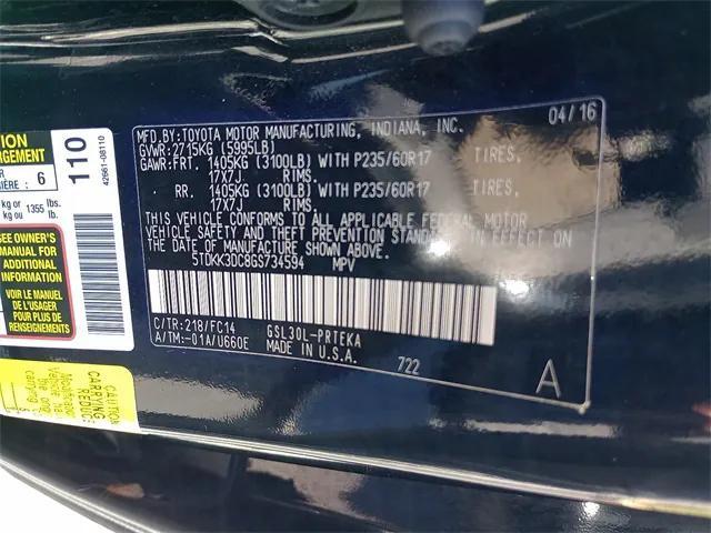 used 2016 Toyota Sienna car, priced at $9,992