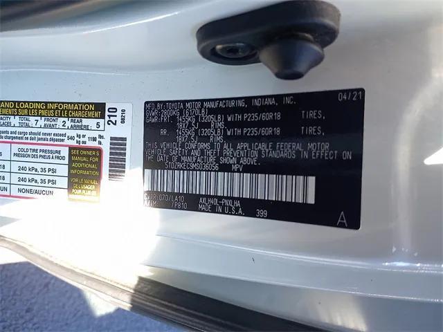 used 2021 Toyota Sienna car, priced at $33,491