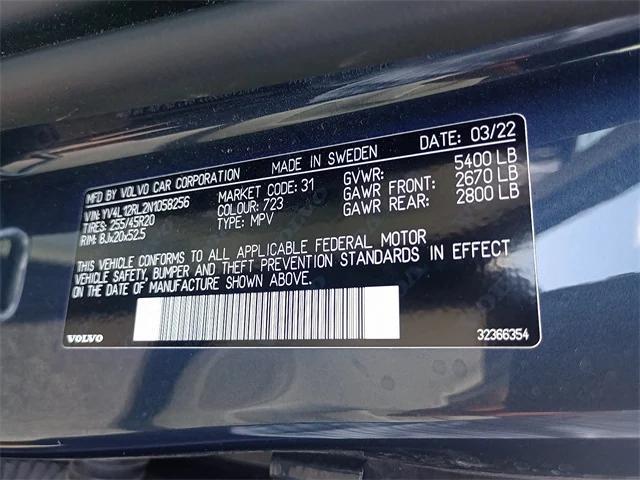 used 2022 Volvo XC60 car, priced at $32,994