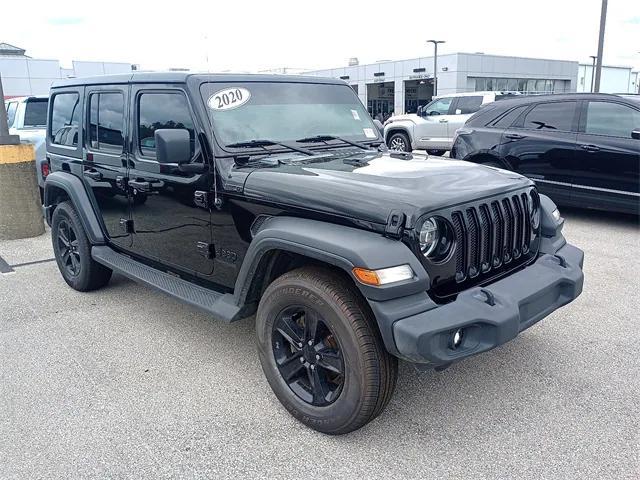 used 2020 Jeep Wrangler Unlimited car, priced at $24,993