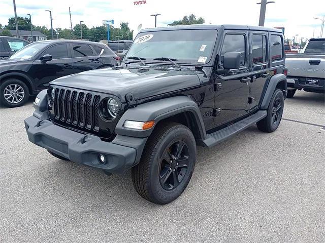 used 2020 Jeep Wrangler Unlimited car, priced at $24,993