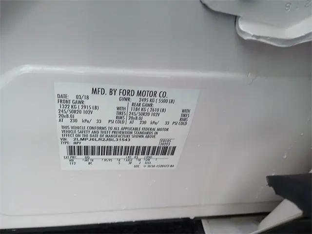 used 2018 Lincoln MKX car, priced at $17,582