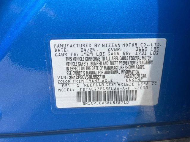 used 2024 Nissan Kicks car, priced at $19,393
