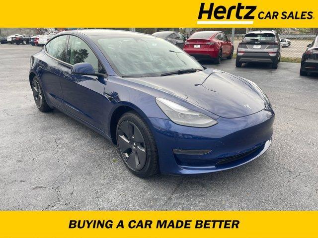 used 2022 Tesla Model 3 car, priced at $28,210