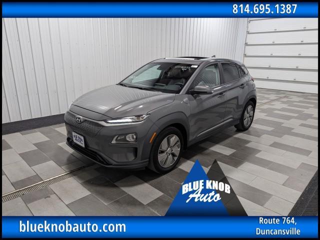 used 2021 Hyundai Kona EV car, priced at $20,998