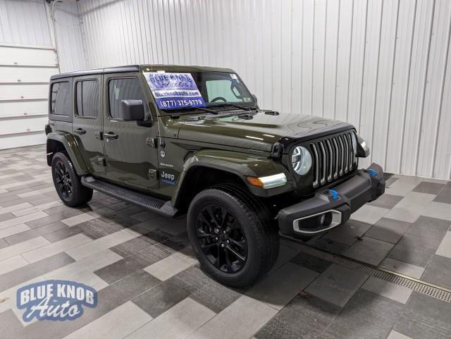 used 2022 Jeep Wrangler Unlimited 4xe car, priced at $32,998