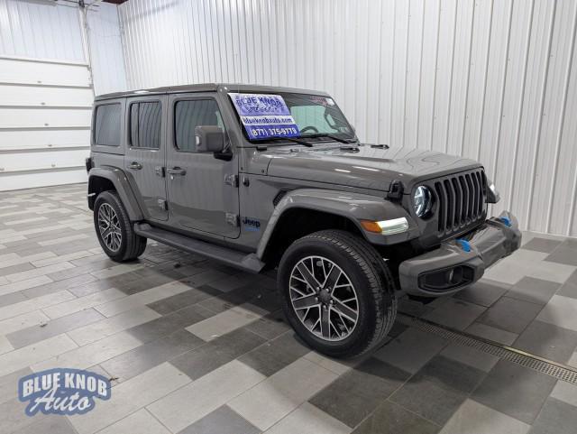 used 2022 Jeep Wrangler Unlimited 4xe car, priced at $38,498