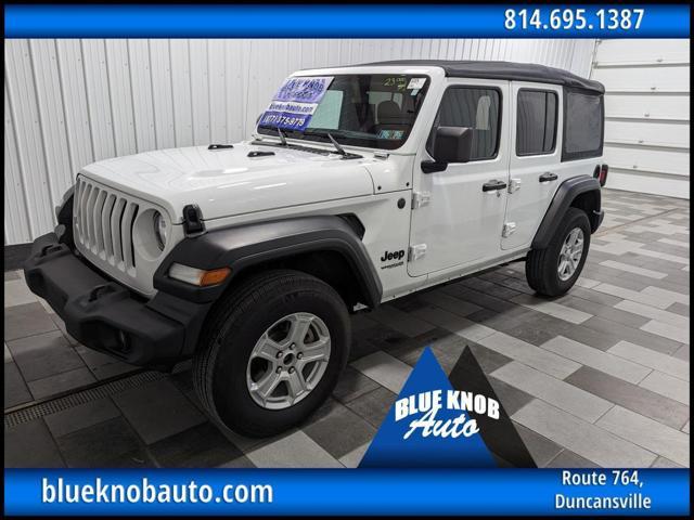 used 2022 Jeep Wrangler Unlimited car, priced at $32,998