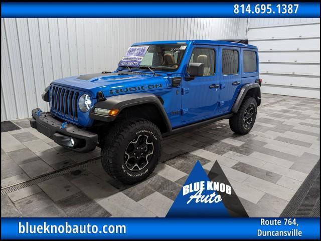 used 2022 Jeep Wrangler Unlimited 4xe car, priced at $36,998