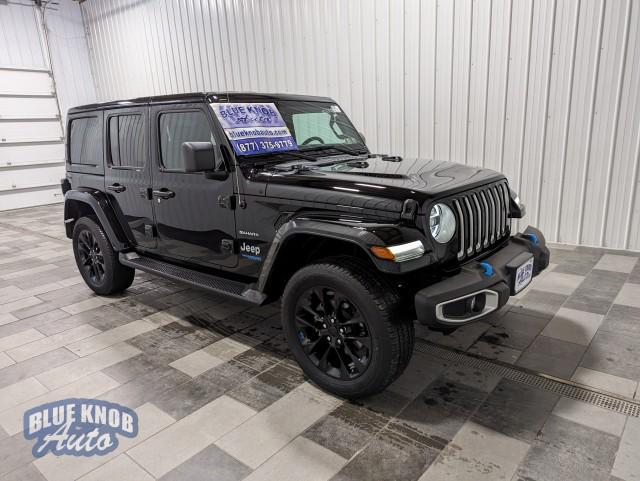 used 2022 Jeep Wrangler Unlimited 4xe car, priced at $33,998