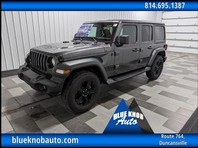 used 2021 Jeep Wrangler Unlimited car, priced at $33,498