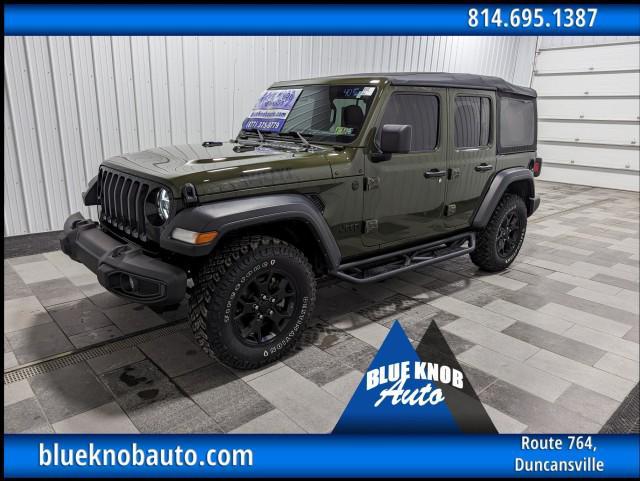 used 2021 Jeep Wrangler car, priced at $29,498