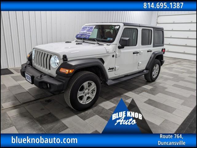 used 2022 Jeep Wrangler Unlimited car, priced at $32,998