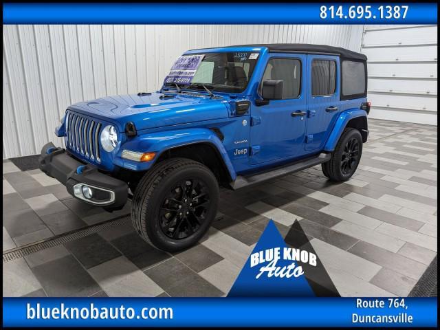 used 2022 Jeep Wrangler Unlimited car, priced at $33,498