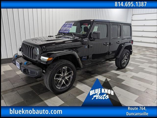 used 2024 Jeep Wrangler 4xe car, priced at $34,998