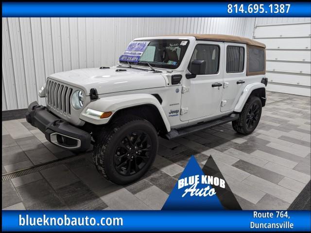 used 2021 Jeep Wrangler Unlimited 4xe car, priced at $30,998