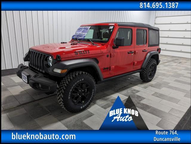 used 2021 Jeep Wrangler car, priced at $31,998