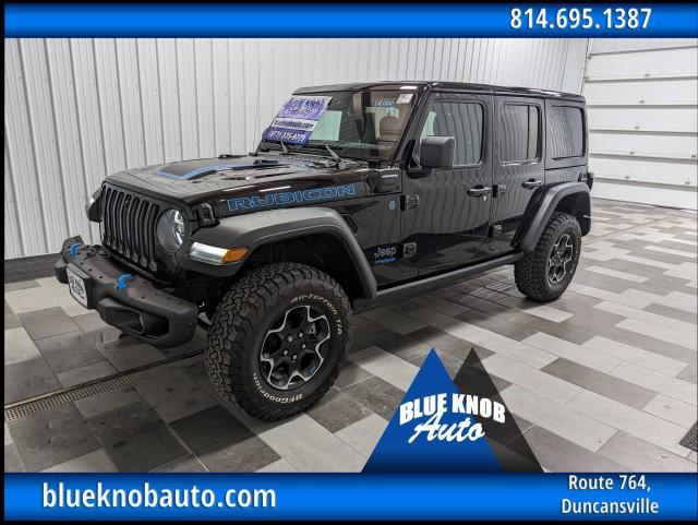 used 2022 Jeep Wrangler Unlimited 4xe car, priced at $37,998