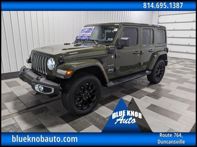 used 2021 Jeep Wrangler Unlimited car, priced at $36,498