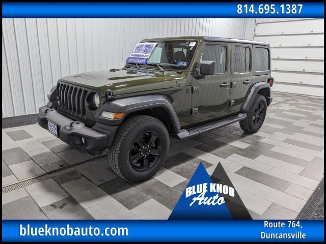 used 2021 Jeep Wrangler Unlimited car, priced at $30,998