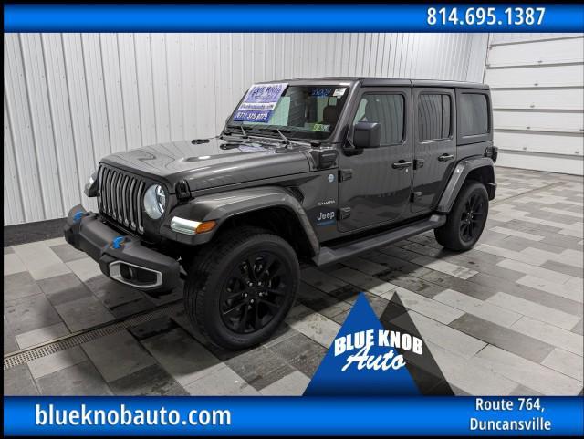 used 2022 Jeep Wrangler Unlimited 4xe car, priced at $34,498