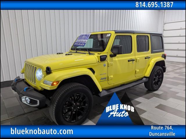 used 2023 Jeep Wrangler 4xe car, priced at $34,998