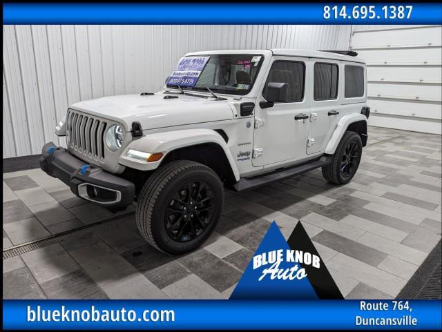 used 2022 Jeep Wrangler Unlimited 4xe car, priced at $33,998