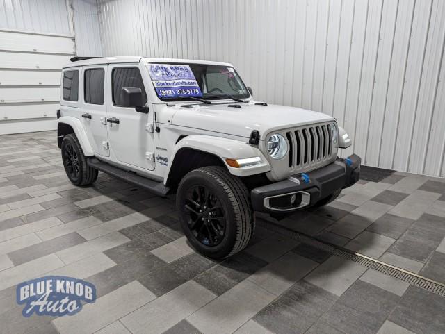 used 2022 Jeep Wrangler Unlimited 4xe car, priced at $33,998