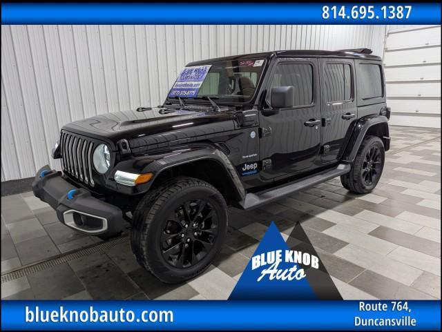 used 2022 Jeep Wrangler Unlimited 4xe car, priced at $33,998