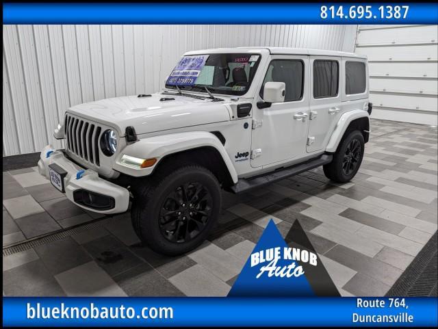 used 2021 Jeep Wrangler Unlimited 4xe car, priced at $35,498